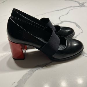 Camper Black and Red Heels